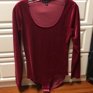 Jcrew mercantile velvet bodysuit